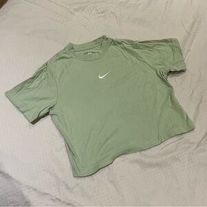 Nike Loose Fit Cropped Tee - Sage Green
- Size S